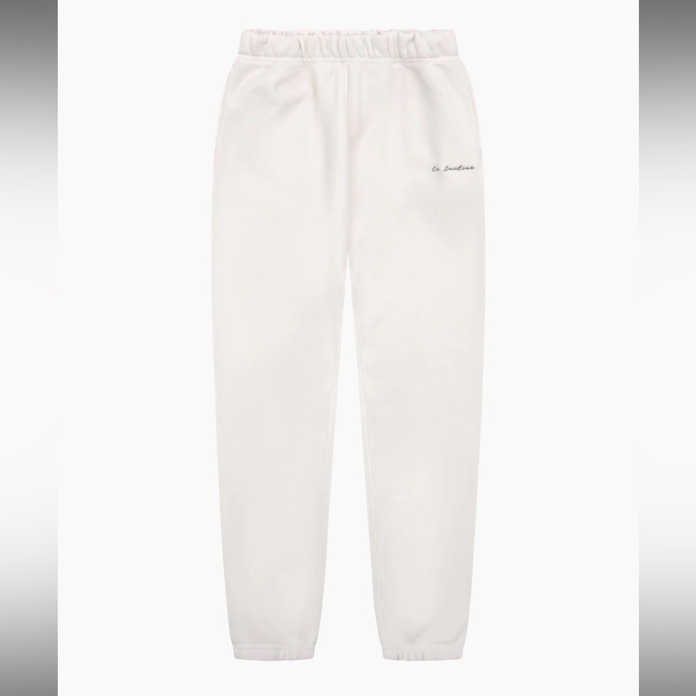 California Incline Classic Logo Made in LA Cream Sweatpant Joggers - S - NEW